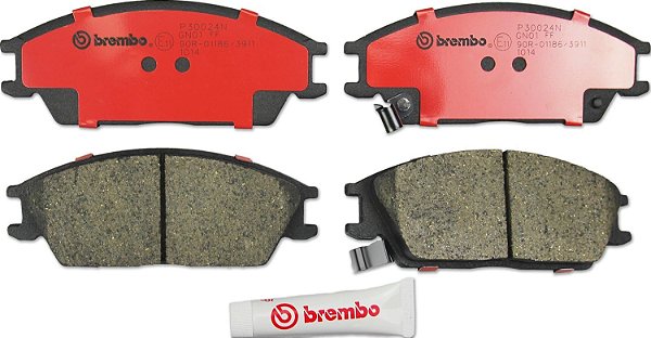 Conjunto de pastilhas de freio dianteiras Brembo P30024N Premium Cerâmica para disco de freio - HYUNDAI OE# 45022SA6N52