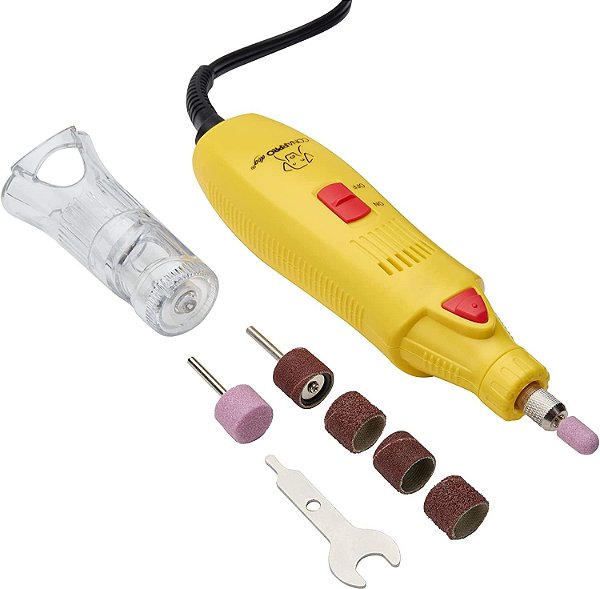 Lixa de unha para cães e gatos CONAIRPRO para cuidados profissionais em casa com acessórios incluídos.