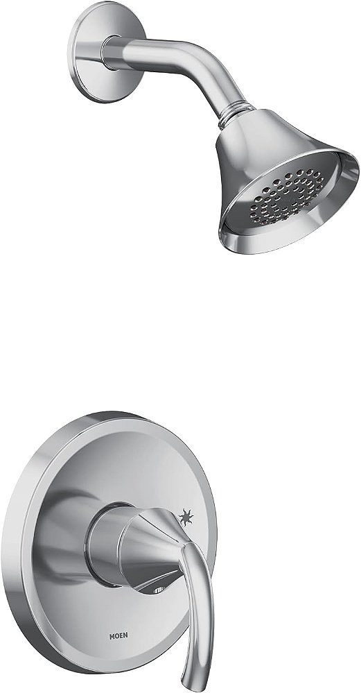 Kit de Acabamento para Chuveiro de 1 Alavanca Moen Glyde Chrome M-CORE 2-Series, Válvula Necessária, UT2742EP