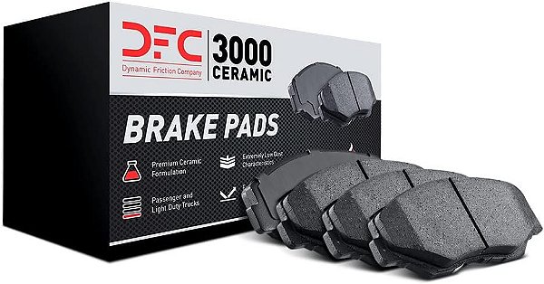 Pastilhas de freio cerâmicas Dynamic Friction Company 3000 - Conjunto traseiro 1310-1055-00