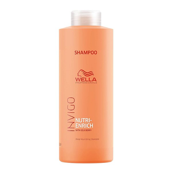 WELLA PROFESSIONALS Invigo Nutri-Enrich Shampoo, Shampoo Profissional Nutritivo Profundo para Cabelos Secos e Danificados, 33,8 onças fluidas