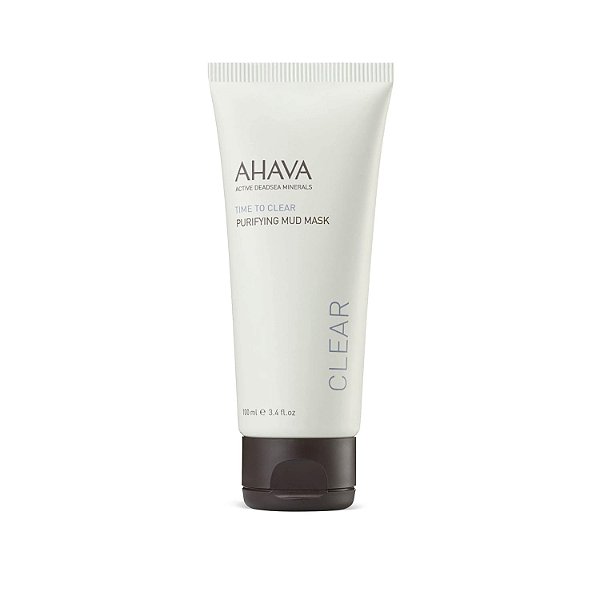Máscara Purificadora de Lama AHAVA - Máscara de Lama Indulgente que Limpa e Purifica a Pele, Acalma, Suaviza e Clareia, Enriquecida com Osmoter Exclusivo, Lama do Mar Morto, A