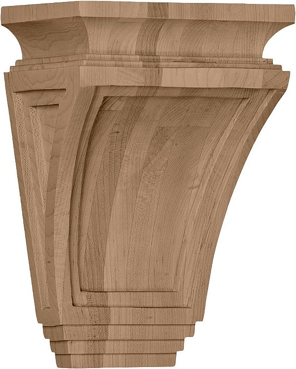 Ekena Millwork COR06X04X09ARRW Artes e Ofícios Madeira Cachorros, 6L x 4P x 9A, Borracha Madeira