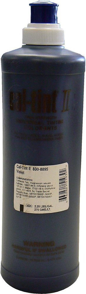 Chromaflo 830-8895 Cal-Tint II 16-Ounce Colorants, Violet - Colorantes Cal-Tint II de 16 onças, violeta
