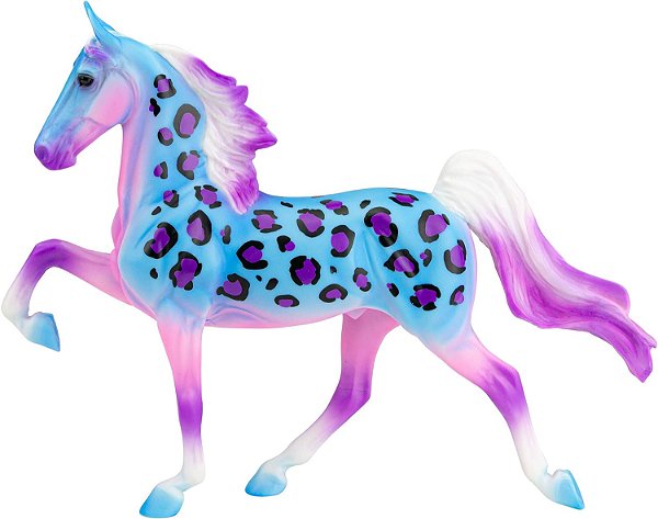 Cavalo Breyer Freedom Series década de 90 Decorator Colt | Brinquedo de Cavalo | Edição Especial | 9,75 x 7 | Escala 1:12 | Modelo #62221, Azul