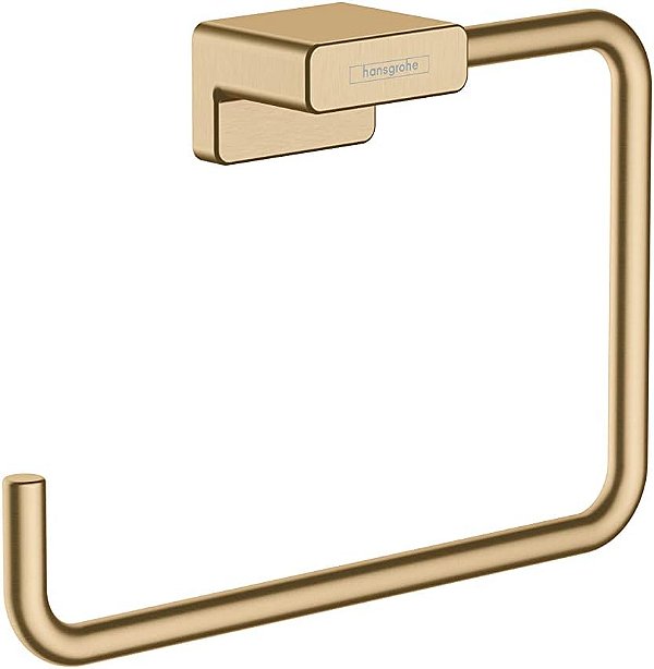 Hansgrohe AddStoris 7 polegadas - Suporte para toalhas em bronze escovado, 41754140