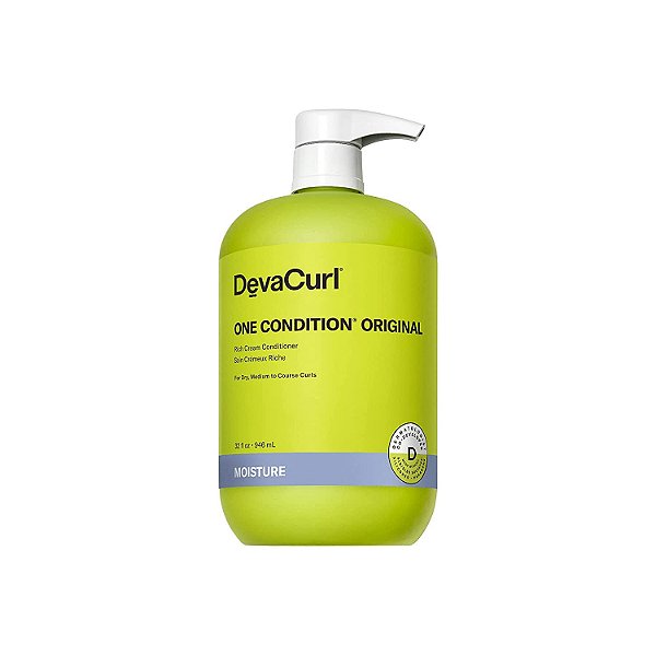 DevaCurl One Condition Original Condicionador Cremoso Rico | Controla e Reduz o Frizz | Combate Nós | Deixa os Cachos Nutridos