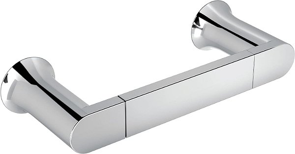 Barra de toalha de mão de 6,8 polegadas de comprimento, moderna, cromada Moen Genta LX para banheiro ou cozinha, BH3886CH