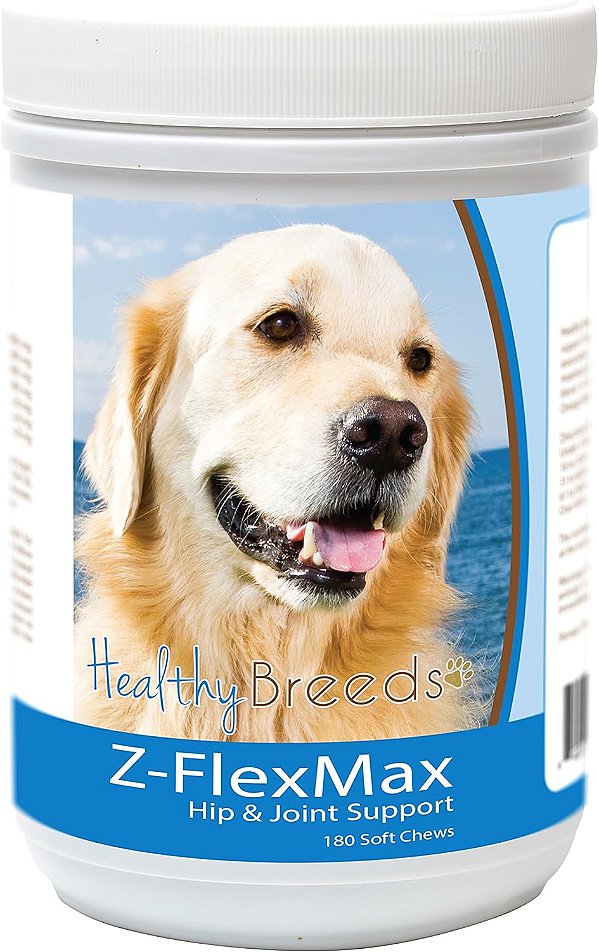 Suporte para Quadril e Articulações para Cães Golden Retriever Z-Flex Max de Raças Saudáveis 180 Unidades