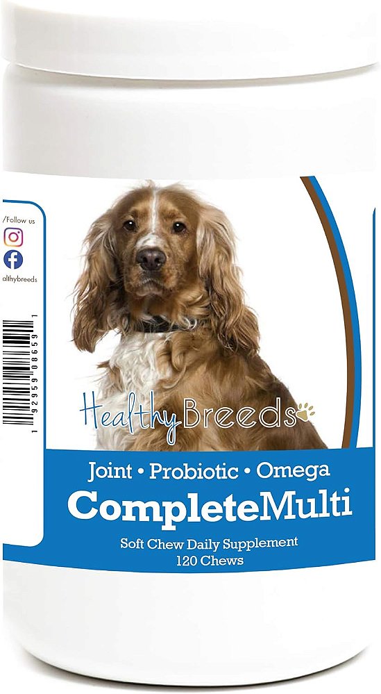Suplemento Multivitamínico Mastigável All in One para English Cocker Spaniel - 120 Unidades