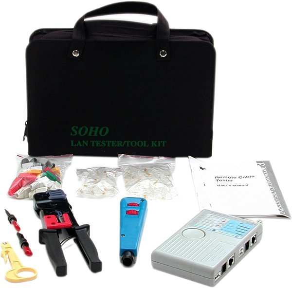 Kit de Ferramentas Profissionais para Instalação de Rede RJ45 da StarTech.com com Estojo - Kit de ferramentas de rede (CTK400LAN)