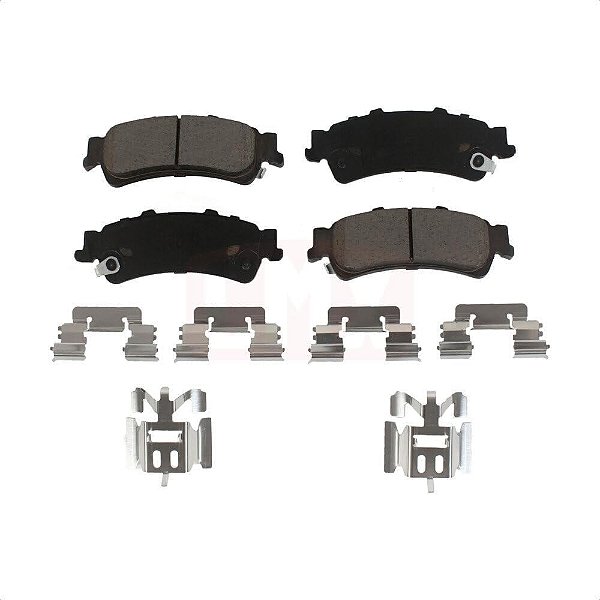 Pastilhas de freio traseiras de disco de cerâmica CMX-D792 para Chevrolet Silverado 1500 GMC Sierra Cadillac DeVille Tahoe