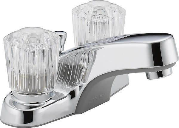 Torneria de Banheiro de Duas Alças Clássica Peerless P245LF, Cromada