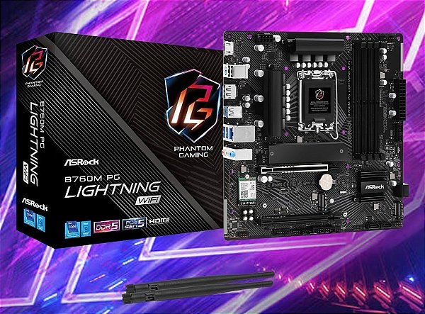 ASRock B760M PG Riptide WiFi - Traduzido para: ASRock B760M PG Riptide WiFi