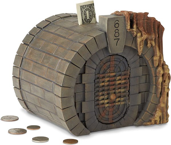Enesco O Mundo Mágico de Harry Potter Gringotts Caixa de Moedas, 6.26 Polegadas, Multicolorido