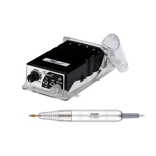 SAESHIN Brillian Motor Portátil Handpiece, Máquina de Broca para Unhas, 30K RPM para alongamento natural de unhas acrílicas, unhas em gel, polimento de cutícula, manicure pedicure, dedo polegar