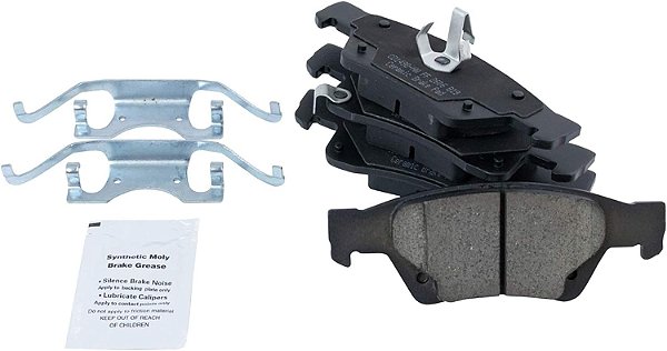 Conjunto de pastilhas de freio traseiro de cerâmica TRQ para Dodge Durango 11-12 Jeep Grand Cherokee
