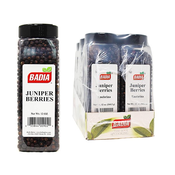 Bagas de Zimbro Badia, 12 Onças (Pacote com 6)