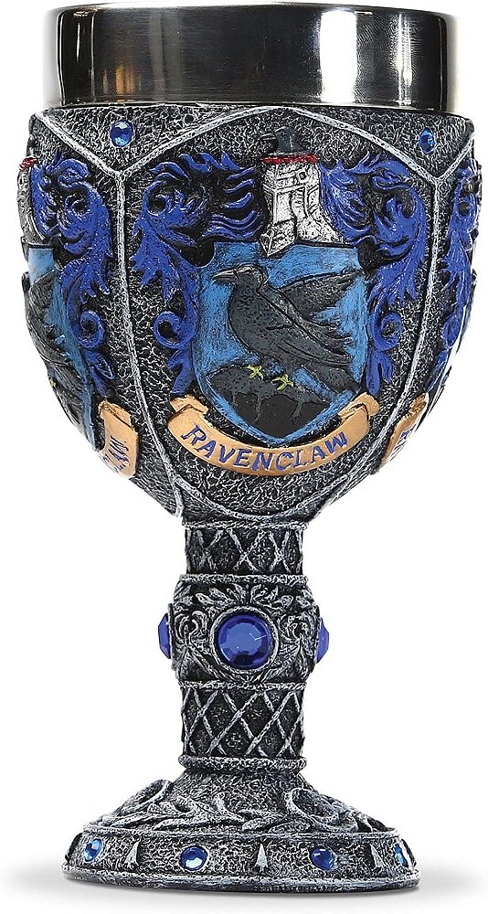 Enesco 6005060 Mundo Mágico de Harry Potter - Taça Decorativa da Casa Corvinal, 7.09 Polegadas, Multicolorido