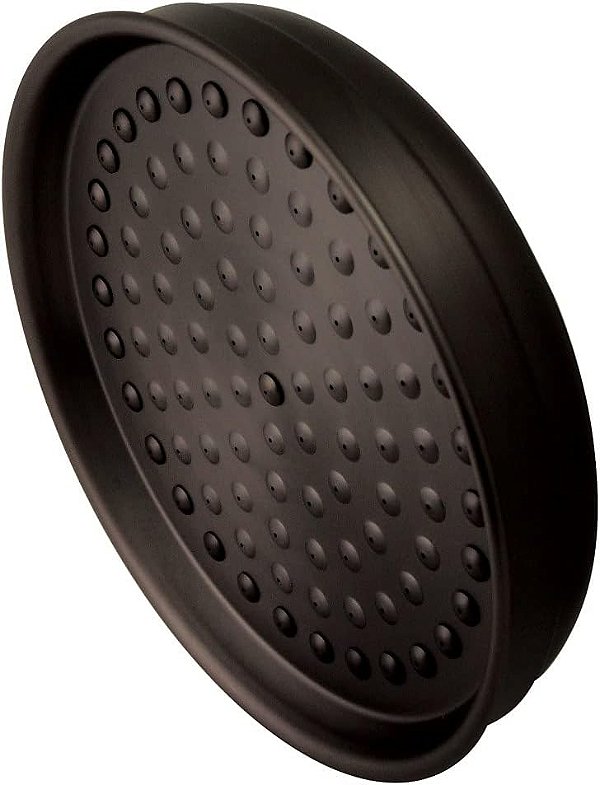 Kingston Brass K124A5 Chuveiro de Chuva Vitoriano Raindrop, Bronze Esmaltado a Óleo, 8 Polegadas