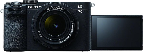 Câmera de lente intercambiável full-frame Sony Alpha 7C II - Kit de lente - Preto