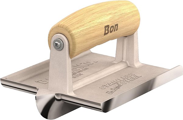 Bon 89-304 Canaleta de Concreto em Aço Inoxidável Fundido 6 pol. x 4,5 pol., Profundidade da Broca de 3/4 pol. x Largura da Broca de 7/8 pol. com Cab