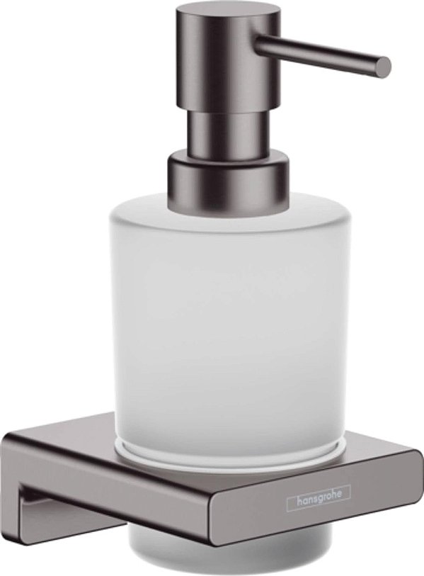Hansgrohe 41745340 AddStoris Dosador de Sabonete, Cromo Preto Escovado
