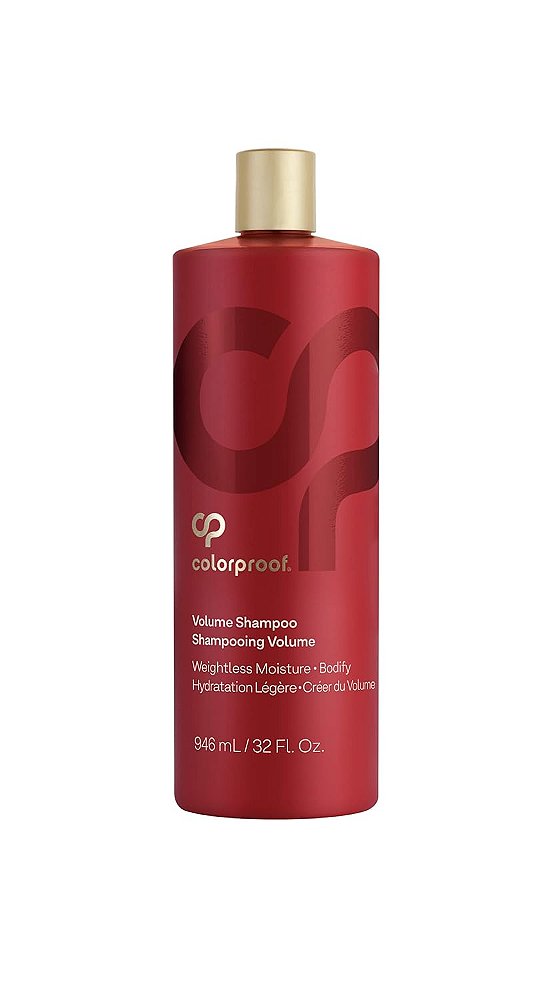 Shampoo Volume Colorproof, 32oz - Para Cabelos Finos Coloridos, Volume Leve e Corpo, Livre de Sulfatos, Vegano