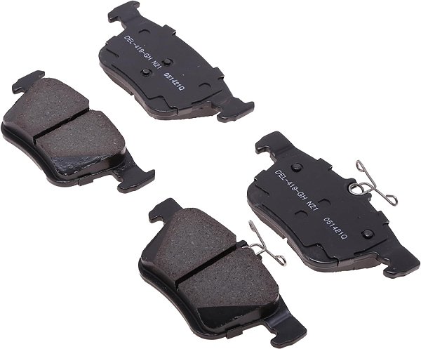 Kit de pastilhas de freio traseiras de disco de cerâmica ACDelco Gold 17D1761CF1