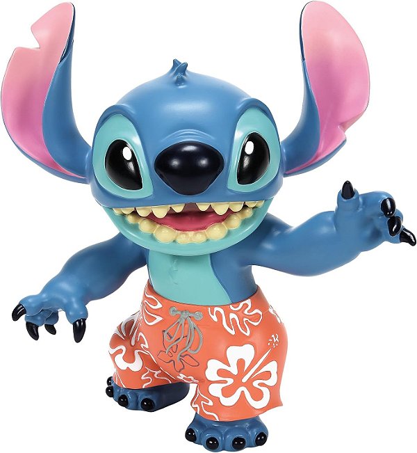 Enesco Disney Showcase Lilo e Stitch Bermuda de Natação Havaiana Figurine, Multicolor, 6 Polegadas