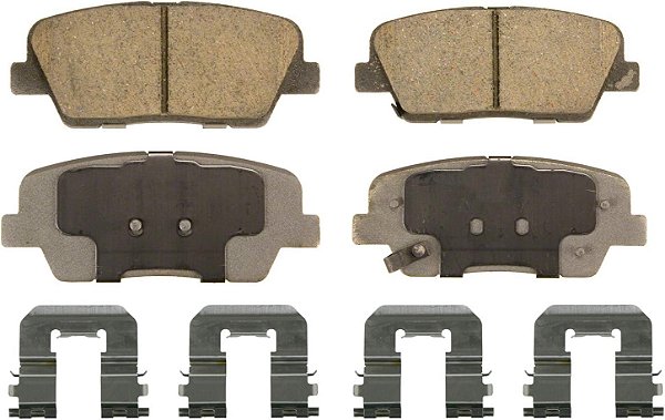 Conjunto de pastilhas de freio a disco cerâmicas Wagner Brake ThermoQuiet QC1284