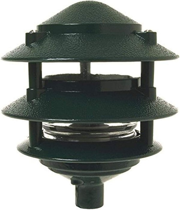 Luminária de jardim incandescente BELL 5884-8, 3 camadas, verde