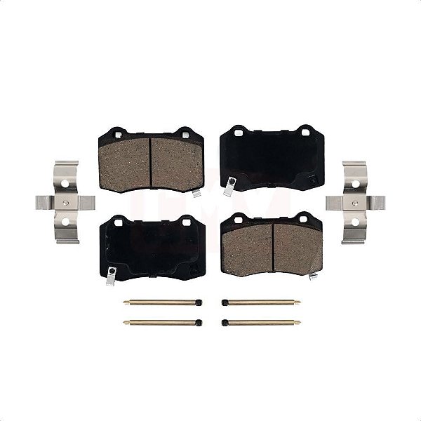 Pastilhas de freio a disco traseiro de cerâmica CMX-D1053 para Jeep Grand Cherokee Dodge Charger Chevrolet Camaro Chrysler 300 Cadillac Challenger CTS Durango Tesla STS X S Magnum SS.