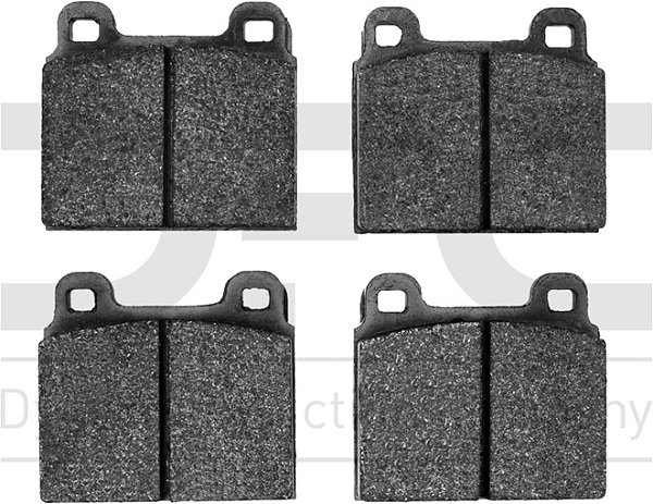 Pastilhas de freio cerâmicas Euro 5000 da Dynamic Friction Company 1600-0045-00 - Conjunto dianteiro