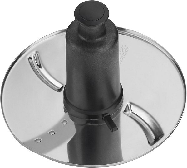 Processador de alimentos Waring Commercial WFP14S11 Disco de Batedura Selado, Preto/Prateado, 3,5 Quartos