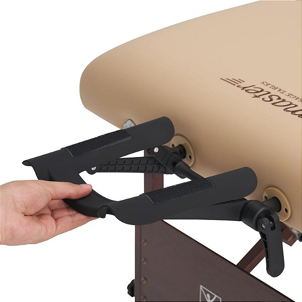 Suporte Facial Ergonômico Dream Master Massage para Mesa de Massagem - Tamanho Universal, Preto