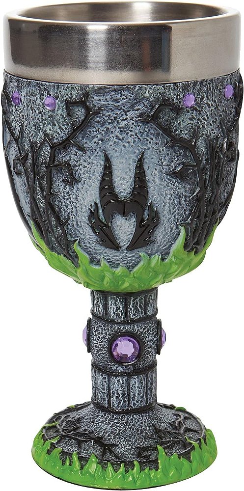 Cálice decorativo da Bela Adormecida Malévola da Enesco Disney Showcase, 7,09 polegadas, multicolorido