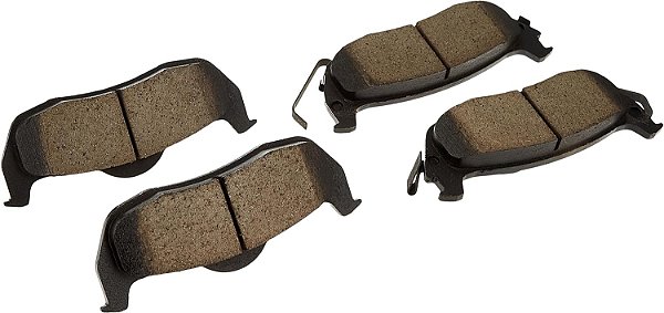 Parada de Potência 17-1041, Pastilhas de Freio Traseiras de Cerâmica Z17 com Hardware