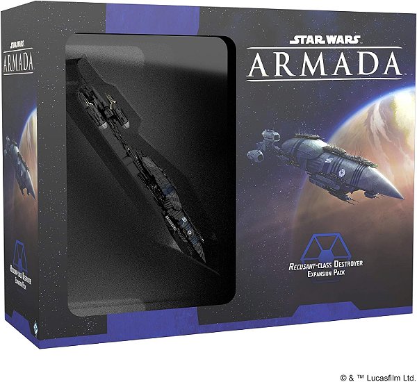 Star Wars Armada Recusant-class Destroyer PACOTE DE EXPANSÃO | Jogo de Batalha de Miniaturas | Jogo de Estratégia para Adultos e Adolescentes | Idade 14+ | 2 Jogadores | Tempo médio de jogo 2 horas |