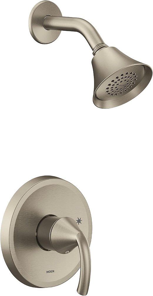 Moen Glyde Brushed Nickel M-CORE 2-Series 1-Handle Shower Trim Kit, Valve Required, UT2742EPBN

Kit de acabamento para chuveiro com 1 alavanca da série M-CORE 2 em níquel escovado Moen