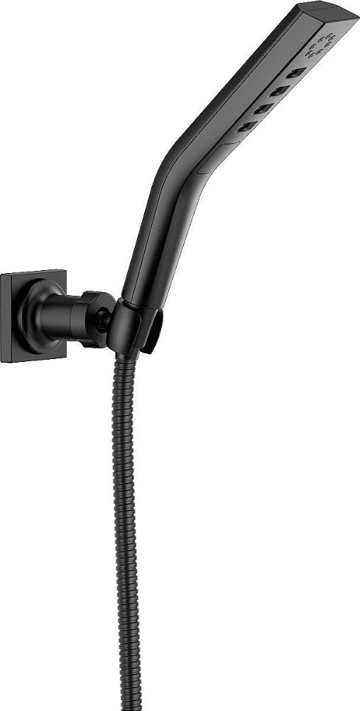 Chuveirinho de mão Delta Faucet 55799-BL H2Okinetic 3 ajustes para parede, preto fosco