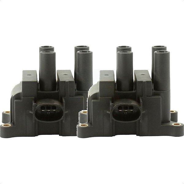 Par de Bobina de Ignição Mpulse Para Ford Focus Escape Mazda Tribute Contour Mercury Mystique B2300 Fiesta KMP-100088