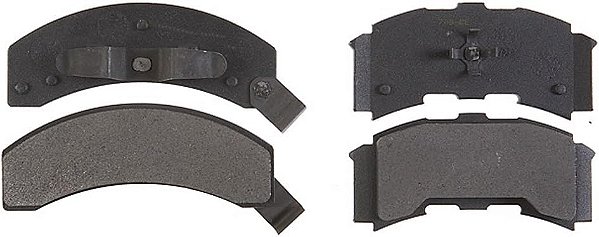 Conjunto de pastilhas de freio de disco semimetálicas de qualidade profissional Raybestos PGD261M