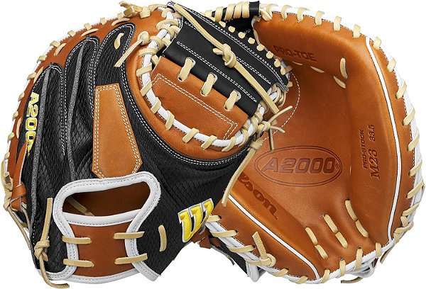 Luvas de apanhador Wilson A2000 - 33, 33.5 e 34