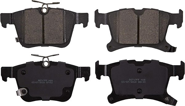 Conjunto de pastilhas de freio traseiro Wagner QuickStop ZD1901 para Chrysler Pacifica 2017