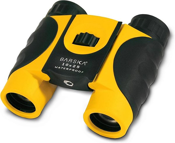 Binóculo Impermeável Compacto BARSKA 10x25 (Amarelo)