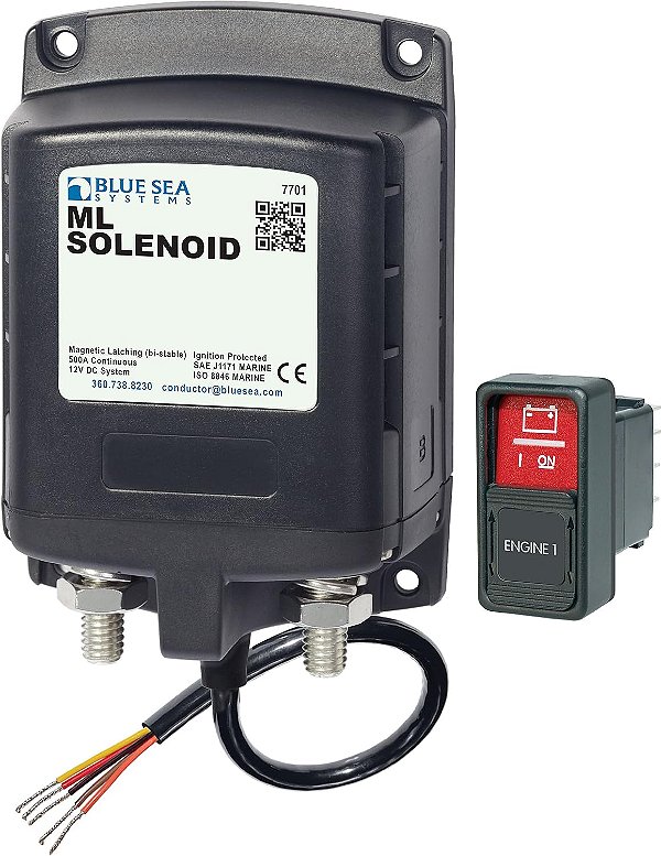 Solenóide ML de CC Blue Sea Systems 7701 12V