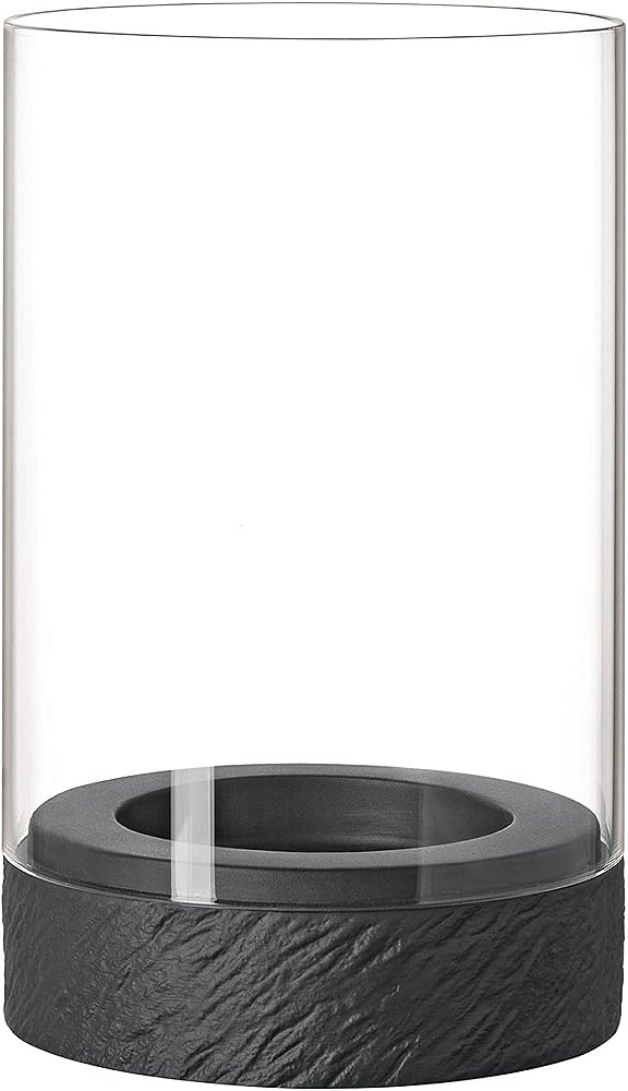 Villeroy & Boch - Luminária de Furacão Manufacture Rock Home Tamanho M, 12 x 12 x 19,5 cm, Preto
