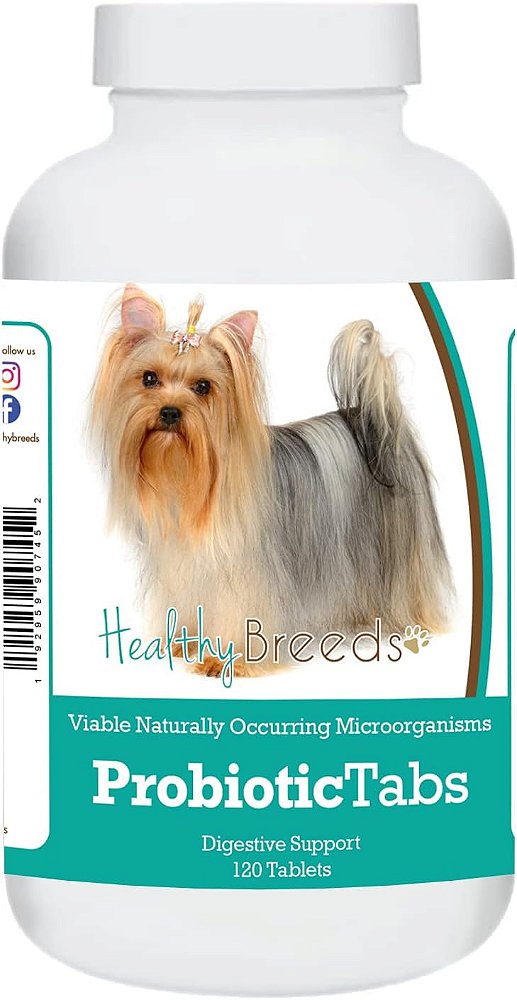 Comprimidos Probióticos Yorkshire Terrier Healthy Breeds - 120 Unidades
