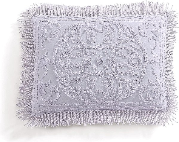 Beatrice Home Fashions Medallion Chenille, King Sham, Lavanda